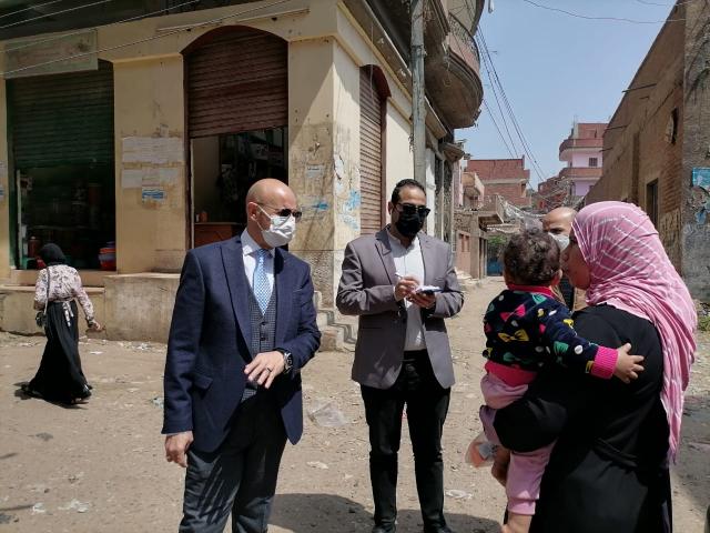 مسعود يتابع حملة التطعيمات ضد مرض شلل الاطفال بالشرقية 