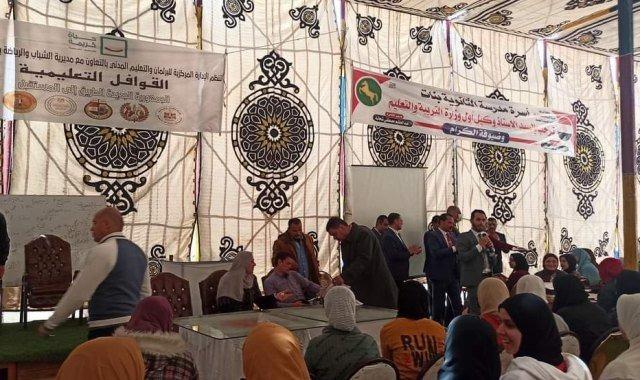 اختتام فعاليات القوافل التعليمية لطلاب الاعدادية والثانوية 
