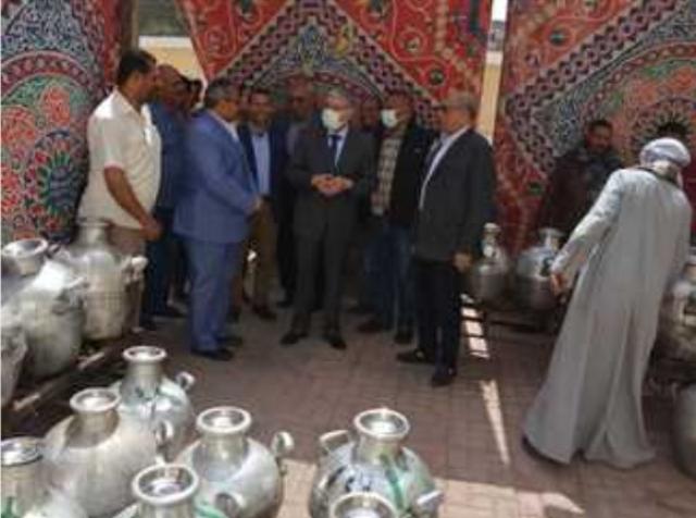جانب من جولة محافظ المنيا