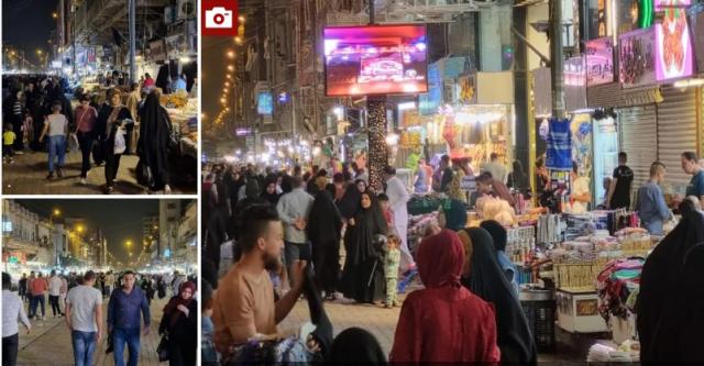 مناطق بغداد زحام شديد
