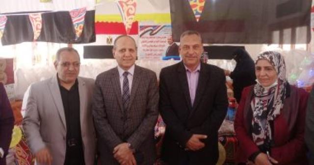افتتاح معرض اهلا رمضان بمدرسة بكفر الشيخ