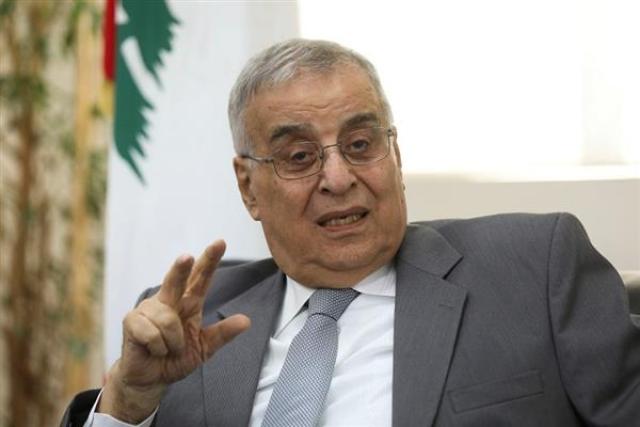 وزير الخارجية اللبناني عبد الله بو حبيب