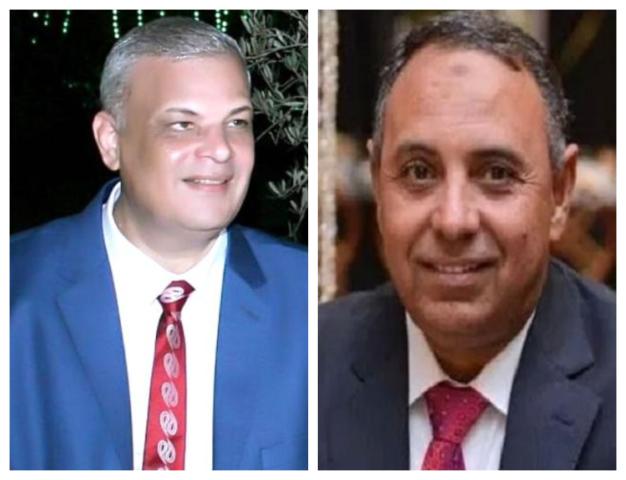 النائب تيسير مطر وكيل لجنة الصناعة بالشيوخ والكاتب الصحفى صالح شلبى