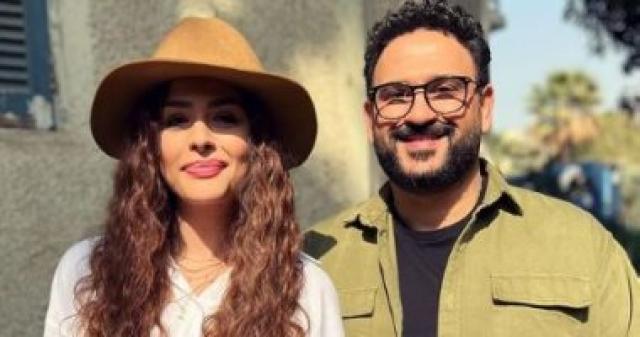 أكرم حسني وهنادي مهنا