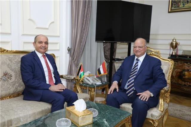 السفير الاردنى ومحافظ القاهرة 