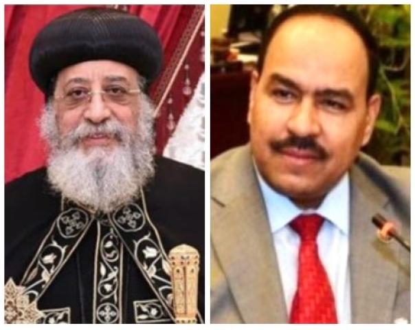 النائب أحمد قورة والبابا تواضروس