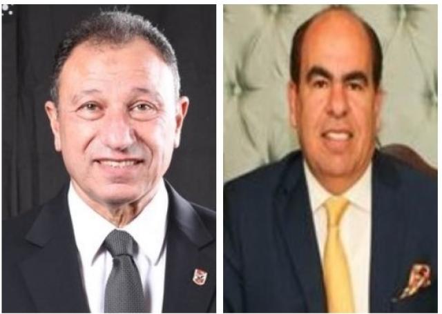 النائب ياسر الهضيبى والكابتن محمود الخطيب