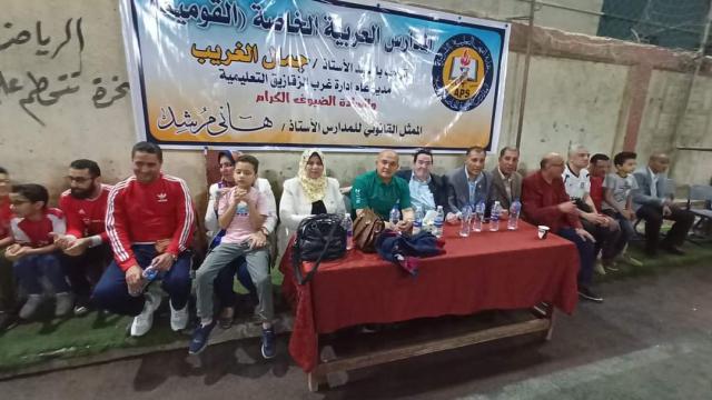 انطلاق الدورة الرمضانيه لكره القدم لإدارة غرب الزقازيق التعليميه