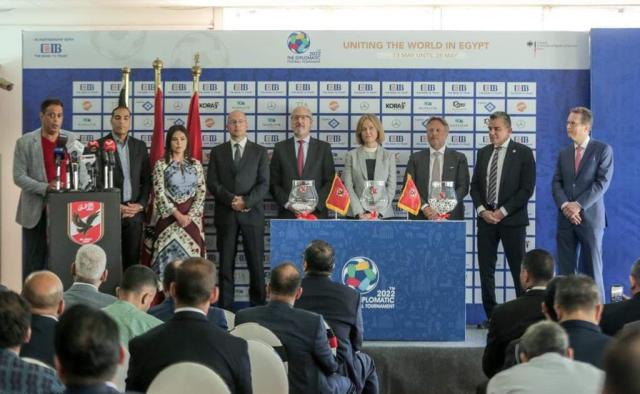 المؤتمر الصحفي لـ قرعة البطولة الدبلوماسية بالنادي الأهلي