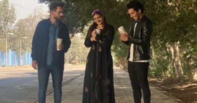ملك زاهر بكواليس "في بيتا روبوت 2"