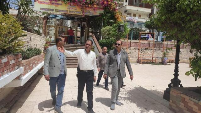 رئيس مدينة دسوق فى الجولة التفقدية