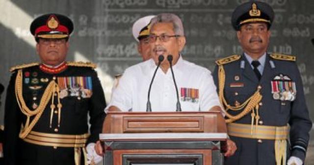 رئيس سريلانكا جوتابايا راجاباكسا