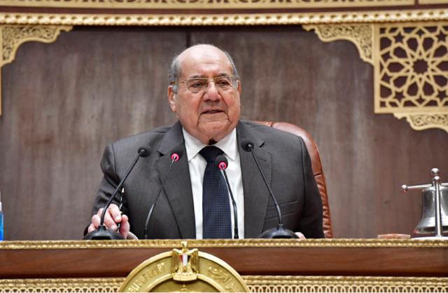 المستشار عبد الوهاب عبد الرازق رئيس مجلس الشيوخ