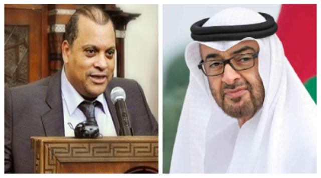 الشيخ محمد بن زايد والمستشار أحمد الفضالي