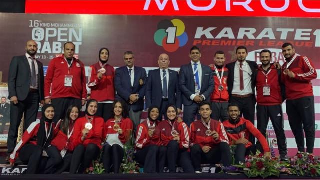 وزير الرياضة يشيد بنتائج الكاراتيه في الدوري العالمي