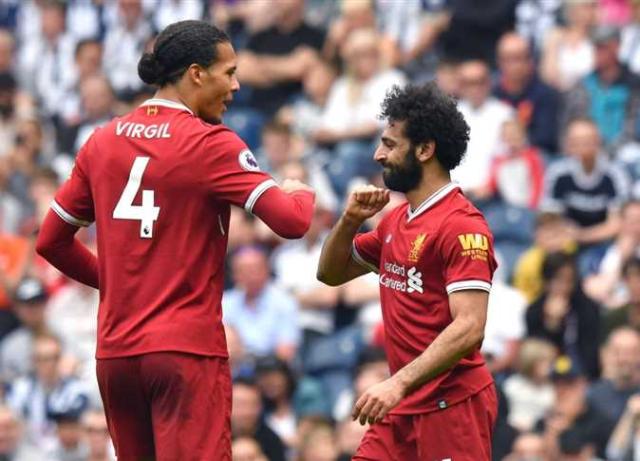 محمد صلاح وفان دايك 