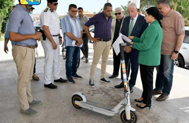 دراجة هوائية تعمل بالبطاقة الذكية تمهيدًا لاستضافة قمة المناخ