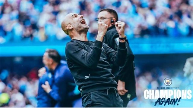  بيب جوارديولا و فرحة الدوري
