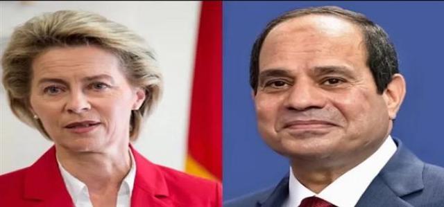 الرئيس السيسي ورئيس المفوضية الأوروبية