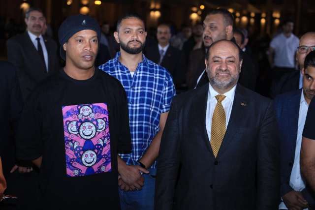 استقبال للاعب البرازيلى رونالدينيو