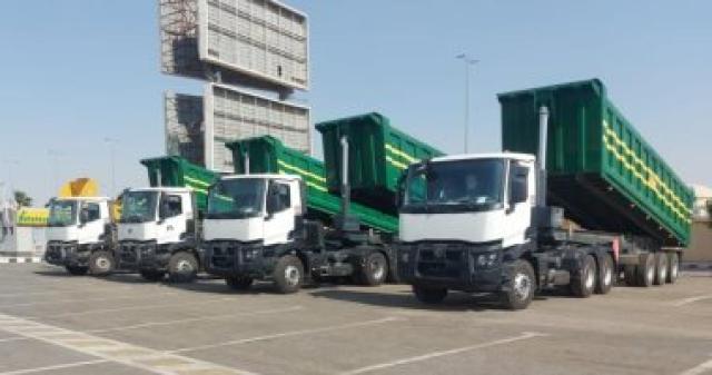 معدات المحطة الوسيطة المتحركة بمدينة البدرشين