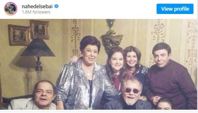محمود عبد العزيز ورجاء الجداوي ودلال عبد العزيز وميرفت أمين وسمير صبري ومدحت السباعي 