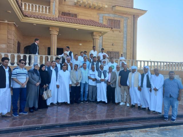 وفد زراعة النواب فى زيارة بمطروح
