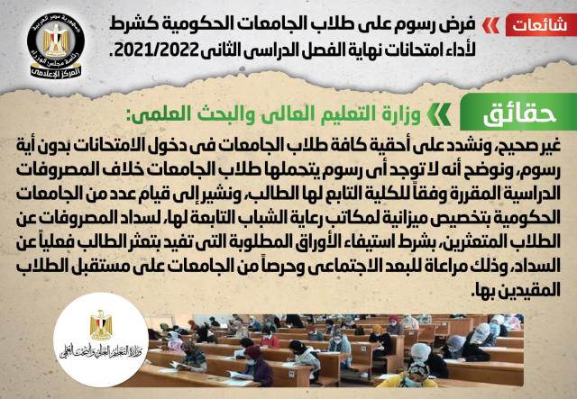 انفوجراف المركز الإعلامي لمجلس الوزراء