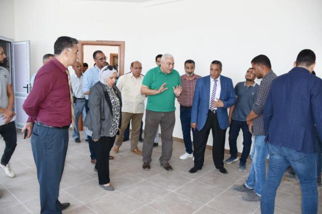 جولة تفقدية لرئيس جامعة السادات