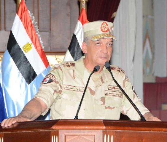 الفريق أول محمد زكى القائد العام للقوات المسلحة وزير الدفاع والإنتاج الحربى