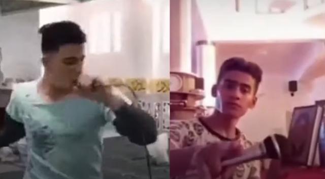 الشاب داخل المسجد