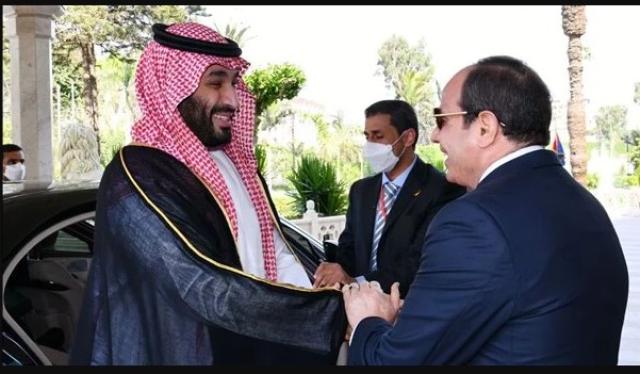 السيسي وولي العهد السعودي