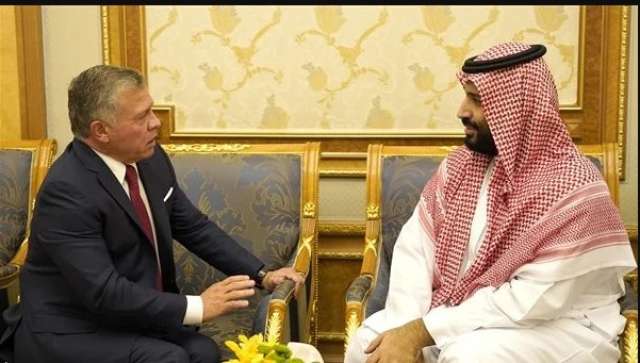 العاهل الأردني وولي العهد السعودي