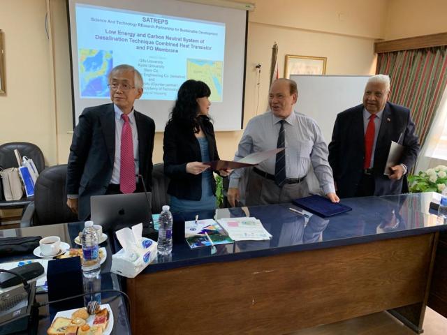 توقيع بروتوكول تعاون بين   أكاديمية طيبة  ووفد جامعى يابانى 