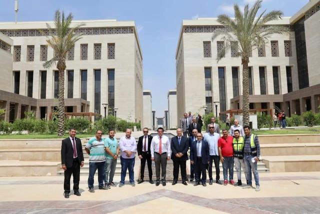 وزير التعليم العالي يتفقد مقر الوزارة الجديد  بالعاصمة الإدارية الجديدة 