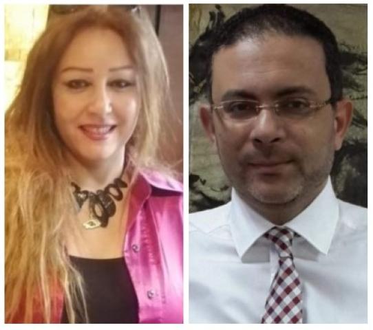 الدكتور محمد قابيل والاعلامية شاهيناز عبد الكريم