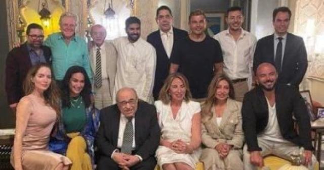 وفد فنى مع وزير الثقافة السعودى 
