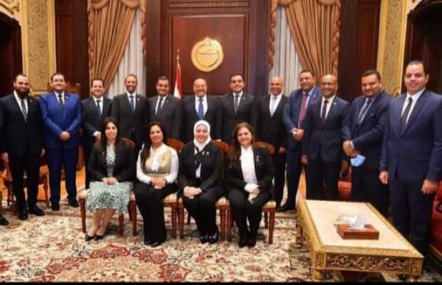 نواب تنسيقية شباب الاحزاب بمجلس الشيوخ