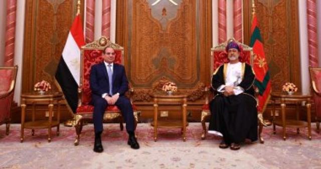 الرئيس السيسي وسلطان عمان