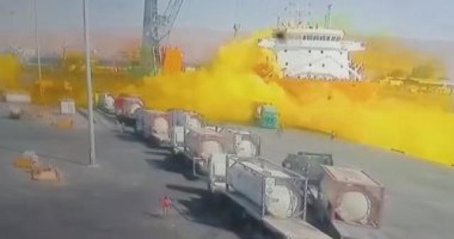 تسرب غاز سام في الأردن