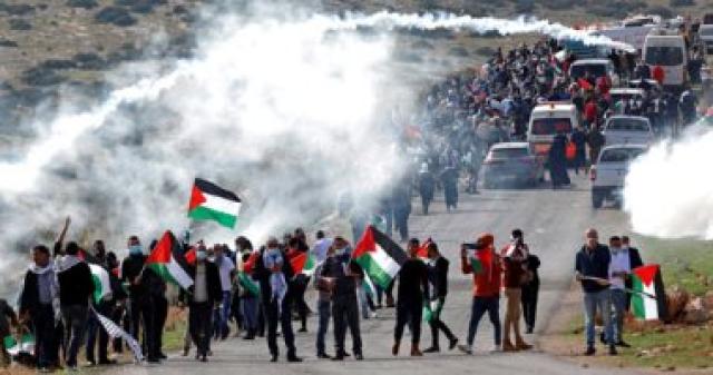 مواجهات بين الفلسطينيين وقوات الاحتلال