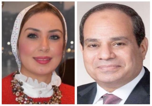 الرئيس السيسى والدكتورة عبير نصار