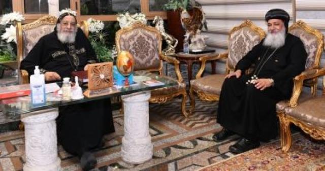 البابا تواضروس يستقبل الأسقف العام بأفريقيا بالمقر الباباوى