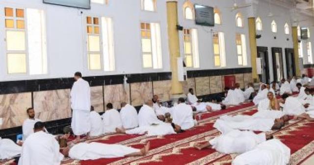 حجاج بيت الله الحرام بمسجد الخيف