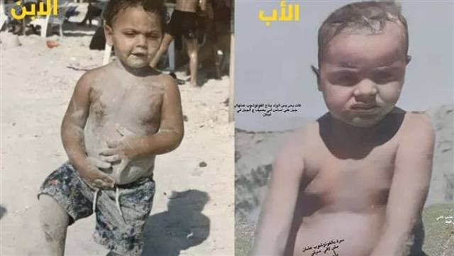 محمد هنيدي وابنه