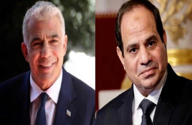 الرئيس السيسي ورئيس وزراء إسرائيل