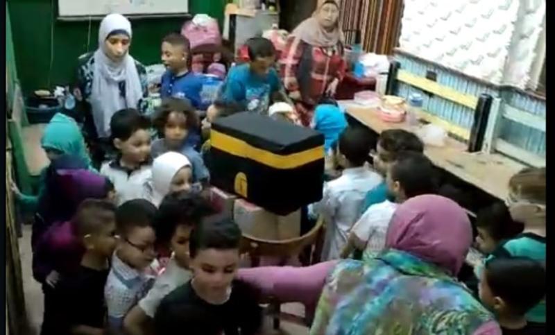 جانب من احتفالية  حضانة عصافير الجنة