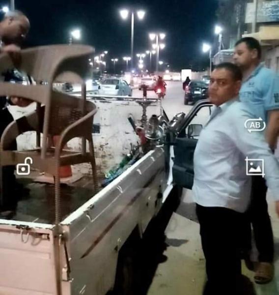 إزالة اشغالات الشوارع 