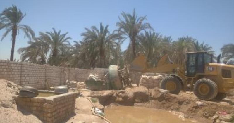 ازالة طواحين فى قنا