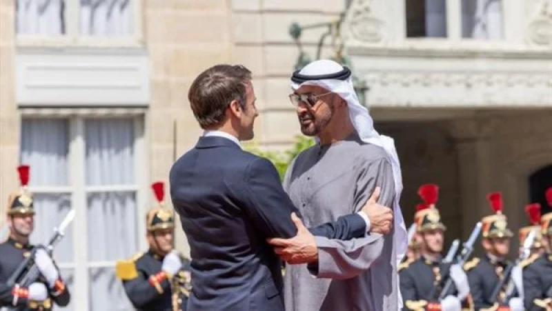 ماكرون وابن زايد